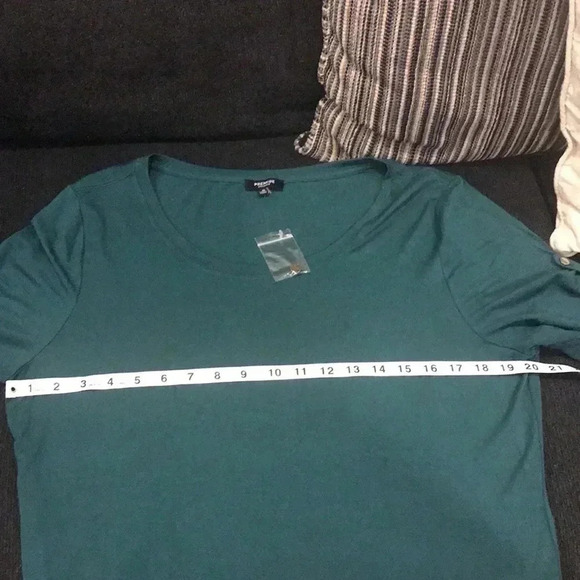 Premise Dresses Green Short Sleeve T-Shirt Styling w/gold button sleeve-XL - Picture 6 of 7